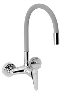 Miscelatore per lavello con braccio flessibile Titania Iris New chrome 94480,0S