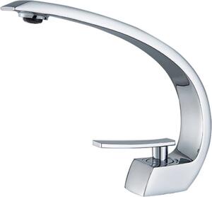Rubinetto per lavabo, versione a soffitto, stile contemporaneo, cromo A