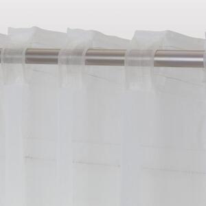 Tenda filtrante INSPIRE Voile Softy bianco fettuccia con passanti nascosti 200x280 cm