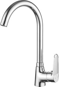 ATEZ Kuchinox Rubinetto per lavello con bocca a U, cromato