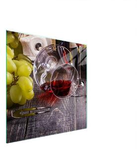 Piatto Di Protezione In Vetro Per Il Cuore 50X52 Vino