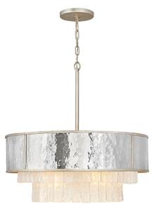 Lampadario Contemporaneo Reverie Acciaio Oro Champagne 8 Luci E14