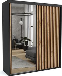 Tappeto FURNLUX C Nero 160cm / Colore principale: Nero / Dimensioni: 160 x 60 x 205 cm