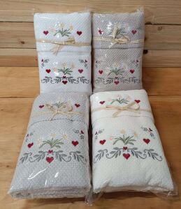 Set regalo di 2 pz asciugamani in spugna MIGDU7