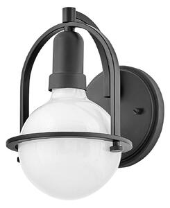 Applique Industrial Nordico Somerset Acciaio Nero 1 Luce E27