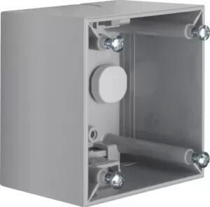 Berker 911512507 Scatola da incasso a 1 modulo, versione alta, grigio lucido, Integro Flow