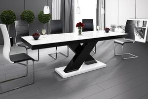 Tavolo da pranzo di design HE-888, lucido, allungabile da 160 a 210 cm
