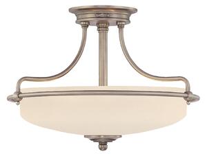 Lampadario Contemporaneo Griffin Metallo Cromo Lucido 3 Luci E27