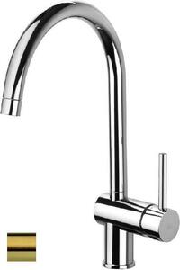 Paffoni Light - Miscelatore per lavello, oro spazzolato LIG280HGSP