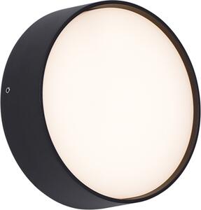 Moderna lampada da esterno nera con LED, IP65, doppia testa