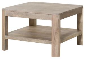 MASSIVMOEBEL24 | Tavolino da salotto in legno di mango 70x70x45 oliato beige TORONTO #306
