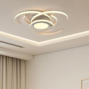 LQWELL Lampada da soffitto a LED, 33W 3000K, lampada moderna per cucina e camera da letto in alluminio, ideale per soggiorno, camera da letto e ufficio, 560*560*100 mm
