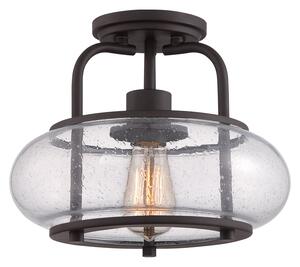 Sospensione Industrial Nordica Trilogy Metallo Bronzo Antico 1 Luce E27