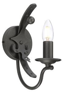 Applique Classica Windsor Acciaio Grafite 1 Luce E14