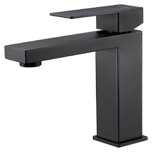 Rubinetto da bagno - Miscelatore monocomando nero per lavabo