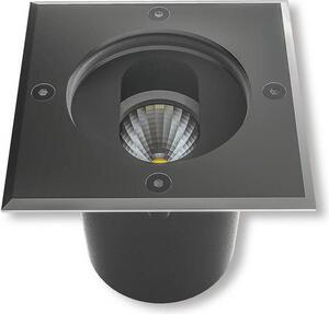 Doris - Faretto da incasso a pavimento a LED, forma angolare