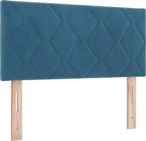 Testiera Blu Scuro 90 cm Velluto