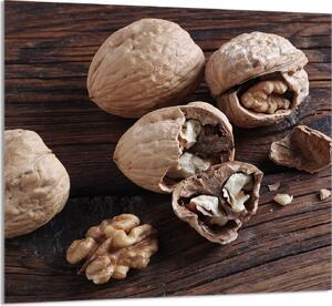 PIASTRELLE IN VETRO PER CUCINA 65x60 Noce