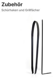 Griglia shashlik pieghevole 60 cm 2 mm in acciaio per barbecue a carbonella per spiedini o griglia shashlik