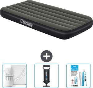 Materasso gonfiabile Bestway - 1 persona - 99 x 188 x 28 cm - Blu - Accessori inclusi
