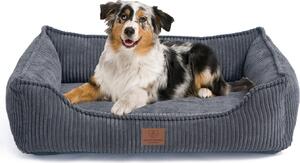 Lettino ortopedico premium per cani, morbido e soffice, in velluto a coste sfoderabile/lavabile, rivestimento in velluto a coste riscaldante / materasso interno sfoderabile 100 x 70 x 22 cm