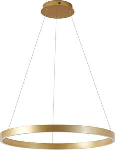 Lucande LED-Hängeleuchte Yonam, Ø 80 cm, 1-flg., oro, CCT