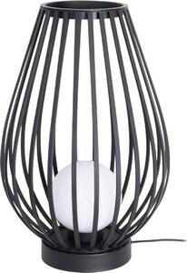 Luce da terrazza Lucande Marrin, nero, metallo, Ø 46 cm