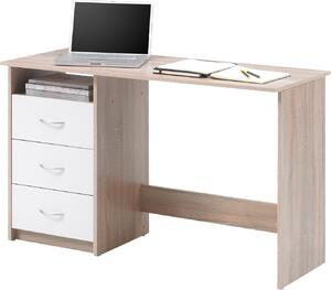 Scrivania >Mack< (L/A/P 123 x 76 x 50 cm) in rovere Sonoma - 123x76x50 (LxAxP)