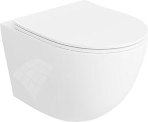 WC sospeso LAVITA Sinto | WC sospeso | Coperchio WC con chiusura ammortizzata e cerniere in metallo | WC sospeso senza brida | Sistema di scarico TORNADO 3.0 | Vaso WC | Bianco lucido