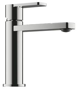Naber Glam 1 miscelatore monocomando ad alta pressione in metallo argento