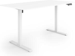 ESMART ETX-121WW 160x80cm Bianco Scrivania ergonomica sit-stand Regolabile elettricamente in altezza in modo continuo 73,5-123,5 cm 3x memoria Ricordo attività Soft-Start/Stop Montaggio rapido
