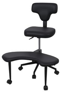 Sedia ergonomica da scrivania per la meditazione - Nera