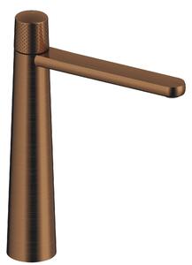 SANYCCES DEDAL ColdOpen Miscelatore lavabo con campione di superficie Altezza bocca 245 mm, oro rosa spazzolato