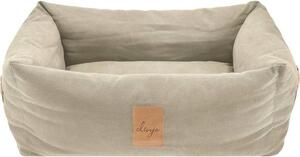 Denjo Cani letto per cani stile cottage cane cuscino tela sabbia beige 70x60cm Classic Nest