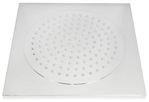 Doccia a soffitto in acciaio inossidabile, con soffione ultrasottile per un flusso d'acqua rilassante, dimensioni 370 x 370 x 15 mm
