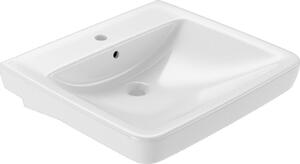VIGOUR clivia V2 plus care Lavabo 60x55 cm accessibile con rubinetto e troppopieno, bianco