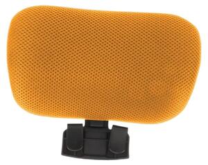 Poggiatesta ergonomico per sedia da ufficio - Fissaggio giallo