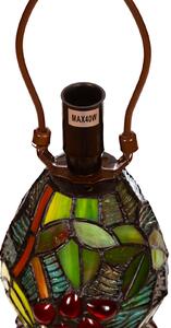 Birendy Lampada da tavolo da 12 pollici Tiffany con motivo a libellula grande, lampada decorativa, colore: Tiff 182, base in vetro
