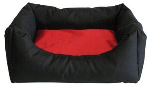 Best For Pets Letto ortopedico per cani 130x100cm Easy Nero-Rosso Cuscino per cani Cuscino ortopedico VISCO