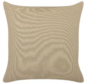 Set di 2 cuscini decorativi cotone grigio 45 x 45 cm motivo geometrico stampa laminata accessori stile boho Beliani