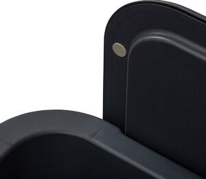 Tavolino basso contenitore porta bibite in resina da esterno 59x39x36h cm Toomax Petra - Bianco