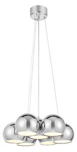 Markslöjd 109167 - Lampadario a sospensione con cavo CUPOLO 7xE14/40W/230V cromo lucido