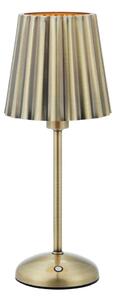 Markslöjd 109127 - Lampada da tavolo ricaricabile LED dimmerabile CELIA 1xE14/2W/2000 mAh ottone