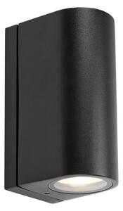 Markslöjd 109110 - Lampada da parete dimmerabile per esterni ALOR 2xLED/4,9W/230V IP65 nero