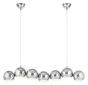 Markslöjd 109168 - Lampadario sospeso con cavo CUPOLO 7xE14/40W/230V cromo lucido