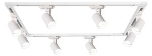 Brilagi - Faretto per binario HUSKY 8xGU10/10W/230V bianco