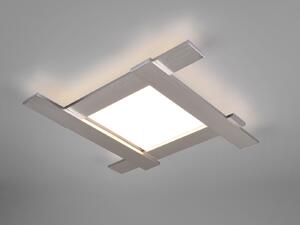 Plafoniera Trio LED argento opaco