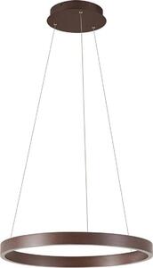 Lucande LED a sospensione Yonam, Ø 60 cm, 1 luce, marrone, CCT