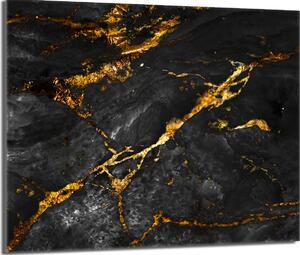 Piastra copri fornelli 60x52 Piastra copri piano cottura in Vetroceramica alzatina in vetro tagliere decorativo, marmo oro