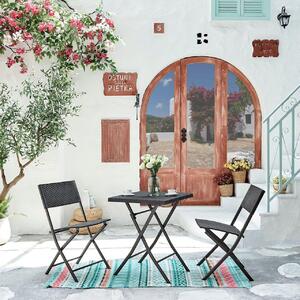 Set bistrot 3 pezzi - nero